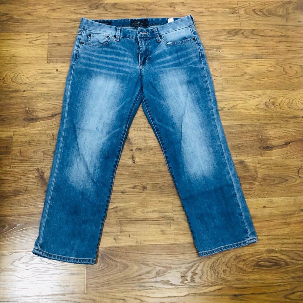 LUCKY BRAND SWEET JEAN CROP 8/29 Capri Style